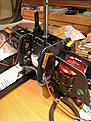 Varios XL makanikk. Alt mekanisk blir liggende oppe under cowlingen og gir god plass til  boltre seg i 3D printing og detaljering i cabinen.